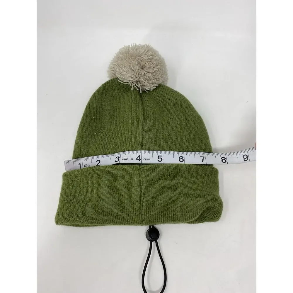 Pawsitively Fun Owner and Pet Beanie Hats Rule Maker Breaker Green Pom Pom NWT